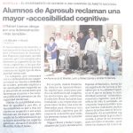 27-09-2017-Diario Córdoba - Alumnos de Aprosub reclaman una mayor accesibilidad cognitiva