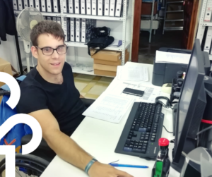 Antonio comienza sus prácticas laborales en el Ayuntamiento de Castro del Río.