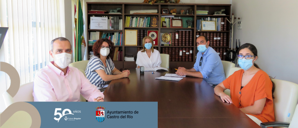 Futuro Singular Córdoba ha firmado con el Ayuntamiento de Castro del Río un convenido para la concesión de una ayuda económica por valor de 10.351 €.