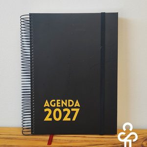 MOD: Agenda Anual clásica negra